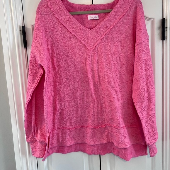 NWOT! Pink textured knit top - Picture 5 of 7